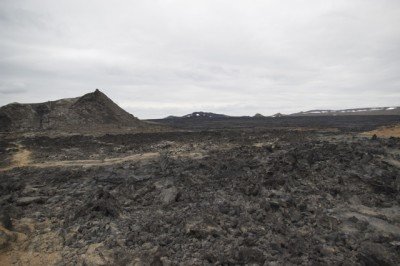 The Krafla fissure Iceland lava